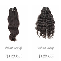 indian curly and indian wavy hair